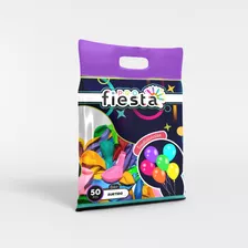 50 Globos Látex No.12 Premium Calidad Helio Pro Fiesta