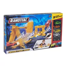 Teamsterz Pista De Auto + 5 Autitos Juguete Infantil Niños ®