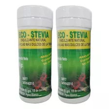 Eco Stevia En Polvo ,pack De 2 Potes Grandes 