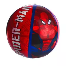 Bola Inflável Spider Man Praia Piscina Parque E Campo 40 Cm