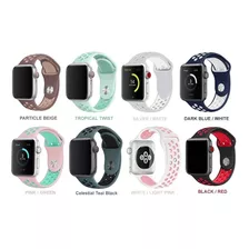 Banda Correa Apple Watch 38mm 40mm Silicona Nike 38 Y 40 Mm