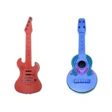 Kit Violãozinho + Guitarrinha Infantil De Brinquedo Violinha