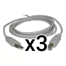 Cable Usb P/impresoras 2.0 / 3mts