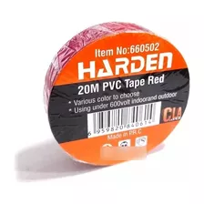 Cinta Pvc Roja 20m Harden 660502 