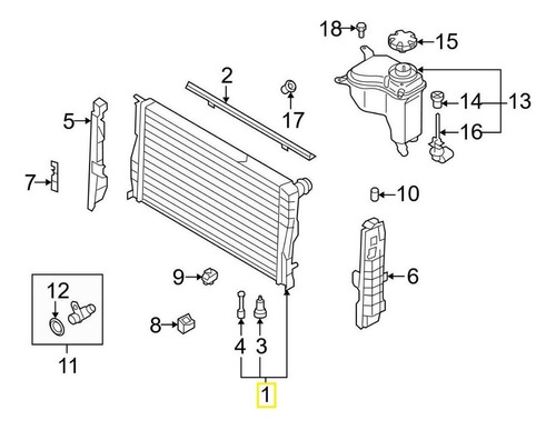 Radiador Motor Bmw 125i 128 130 323 325i 328i 320i 330i X1 \u0026 Foto 6