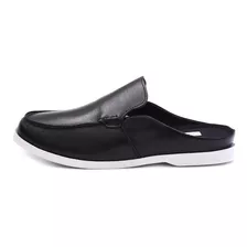 Mocassim Mule Masculino Luxo Tamanho Grande Em Couro