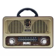 Radio Portátil Retro Am/fm Bluetooth Recargable