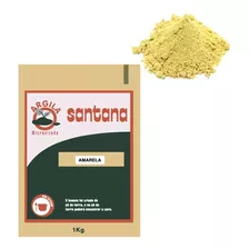 Argila Em Pó Amarela Santana - 1kg