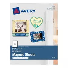 Avery Hojas Magnéticas Imantadas Para Impresión - 3270
