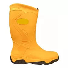 Bota De Lluvia Náutica Marine Calfor Pampeana Cuello Cordon