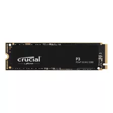 Disco Sólido Ssd Interno Crucial Ct500p3ssd8 P3 500gb Pcie M.2 2280