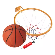 Aro De Basquetbol 46 Cm Con Balón Y Bombín Vadell