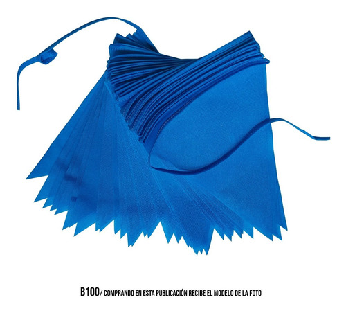 Banderines Tela X 10 Mts Friselina Azul - La Chancha Bípeda