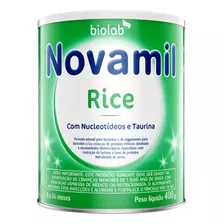 Novamil Rice Fórmula Infantil Em Pó Biolab 400g Kit C/6 Un