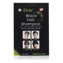 Instant Hair Dye - Black Hair Shampoo - (3) Black Color - Si