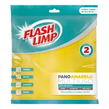 Pano Esponja Ultra Absorvente Limpa E Enxuga Flash Limp