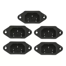 5x Conector Ac Tripolar P/ Panela Arroz Air Fryer Universal