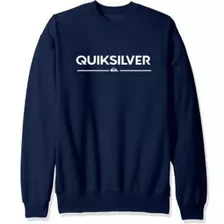 Casaco Quiksilver Moletom Flanelado Blusa Gola Careca