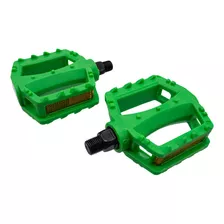 Pedal Plataforma Nylon Infantil C/ Esfera Bike 12 14 16 20 Cor Verde