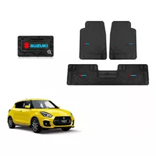 Tapetes Class Cov 3pz Logo Suzuki Swift 2018 2019 2020 2021