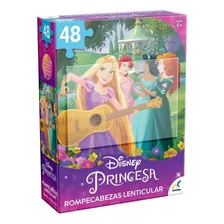 Rompecabezas Disney Princesas Lenticular De 48pzas