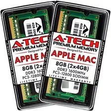 Kit A-tech 8 Gb (2 X 4 Gb) Ram Macbook Pro (mediados 2012),