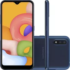 Smartphone Samsung Galaxy A01 Azul 32gb 2ram 