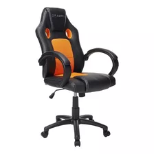 Silla Gamer Ergonomica Junior Ne-464nj Color Negro-naranja