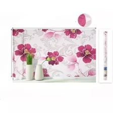 Papel Tapiz Autoadhesivo Flores Decorativas 60cmx10m