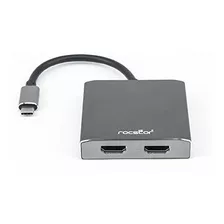 Rocstor Usbc A Hdmi Doble Hembra 4 K