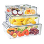 Primera imagen para búsqueda de organizador refrigerador transparente