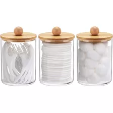 Tarros Organizadores Para Baño O Tocador X 3 Unid