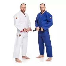 Kit Kimono De Judo Gold Dragao Branco E Azul