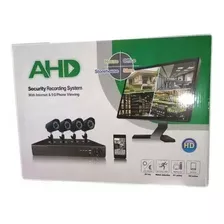 Kit Profesional Ahd 4 Cámaras Exterior Full Hd 1080p Dd 1 Tb