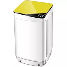 Lavadora Secadora Portatil 10lb Color Amarillo Marca Giantex