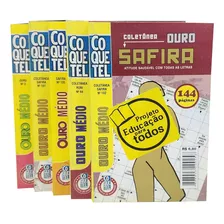 Livro De Passatempo Coquetel Pocket Bolso Ouro Nível Médio