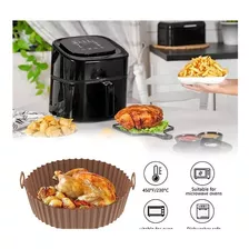 Cesta Para Air Fryer Silicone 20cm Cores