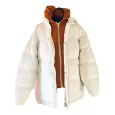 Campera Puffer Blanca / Estilo Bad Bunny / Billie Eilish