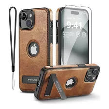 Tzomsze Funda Cuadrada Para iPhone 15 Con Cámara Completa: B