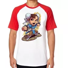 Camiseta Luxo Chun Li Street Figther Game Jogo Luta Arcade