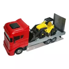Caminhão Plataforma City Works Truck Infantil - Orange Toys