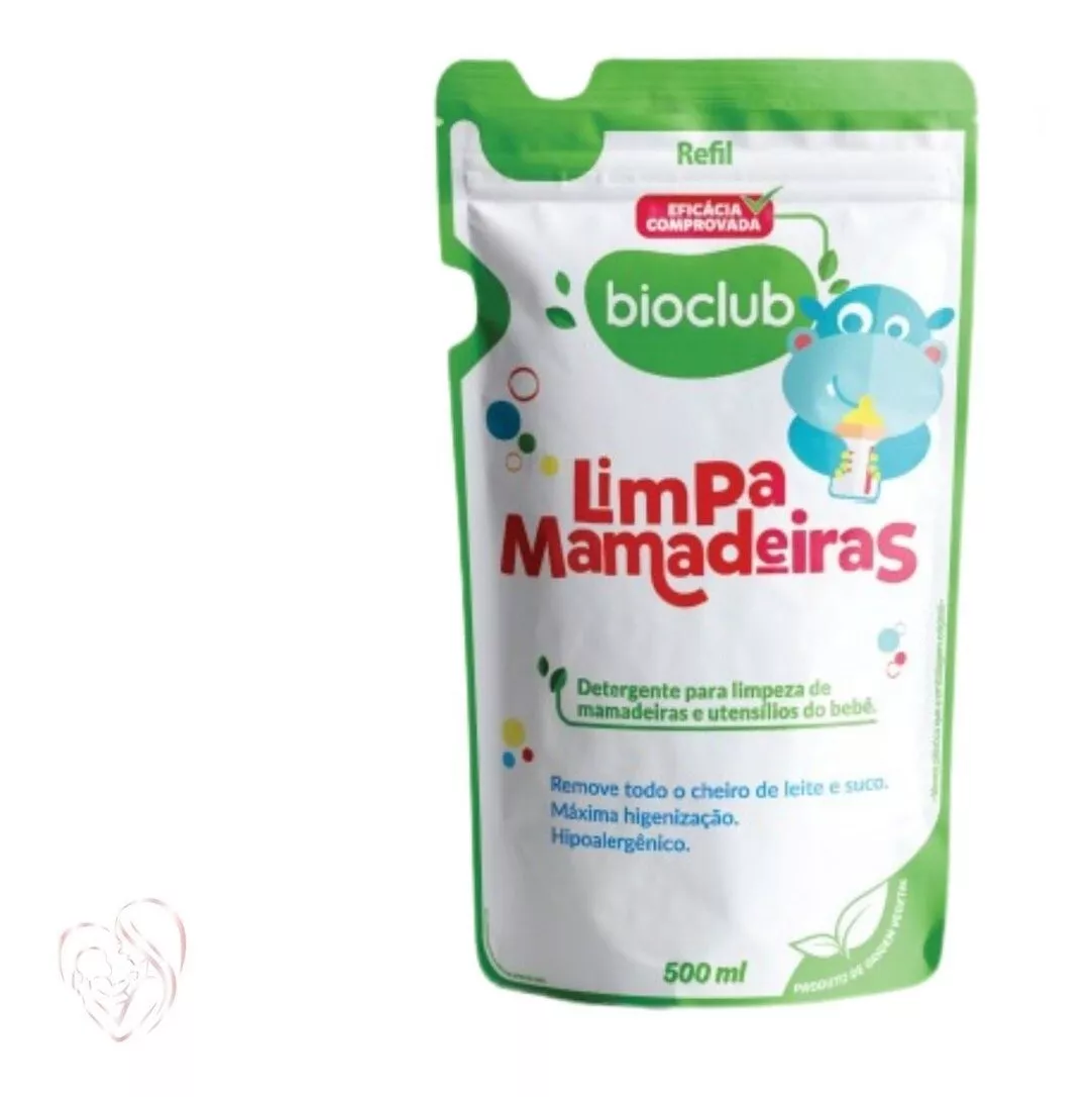 Refil Detergente Limpa Mamadeiras Bioclub 500ml