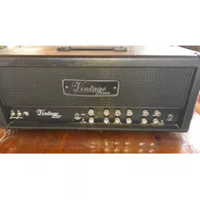 Cabezal Vintage Electric Valvu + Caja 2x12 Ve Celestion V30