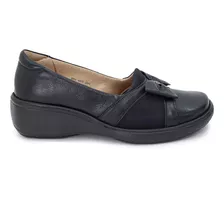 Sapato Feminino Confortável Com Neoprene Levecomfort 10105