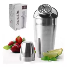 Coqueteleira Inox 500 Ml 3 Peças Drinks Caipirinha Bar