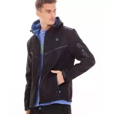 Campera Taverniti De Softshell Y Detalles Engomados