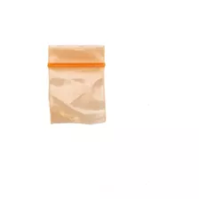 Bolsa Zipper 1x1 Un Solo Naranja C/1000 Piezas