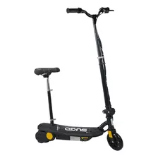 Scooter Patín Eléctrico Eco-forte Con Asiento 120w 12km/h Color Negro