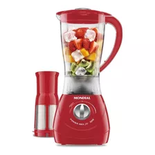 Liquidificador Turbo Power L-77 500w Vermelho Mondial 110v