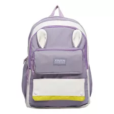 Mochila Kawaii Modelo Conejo Amplio Para Damas